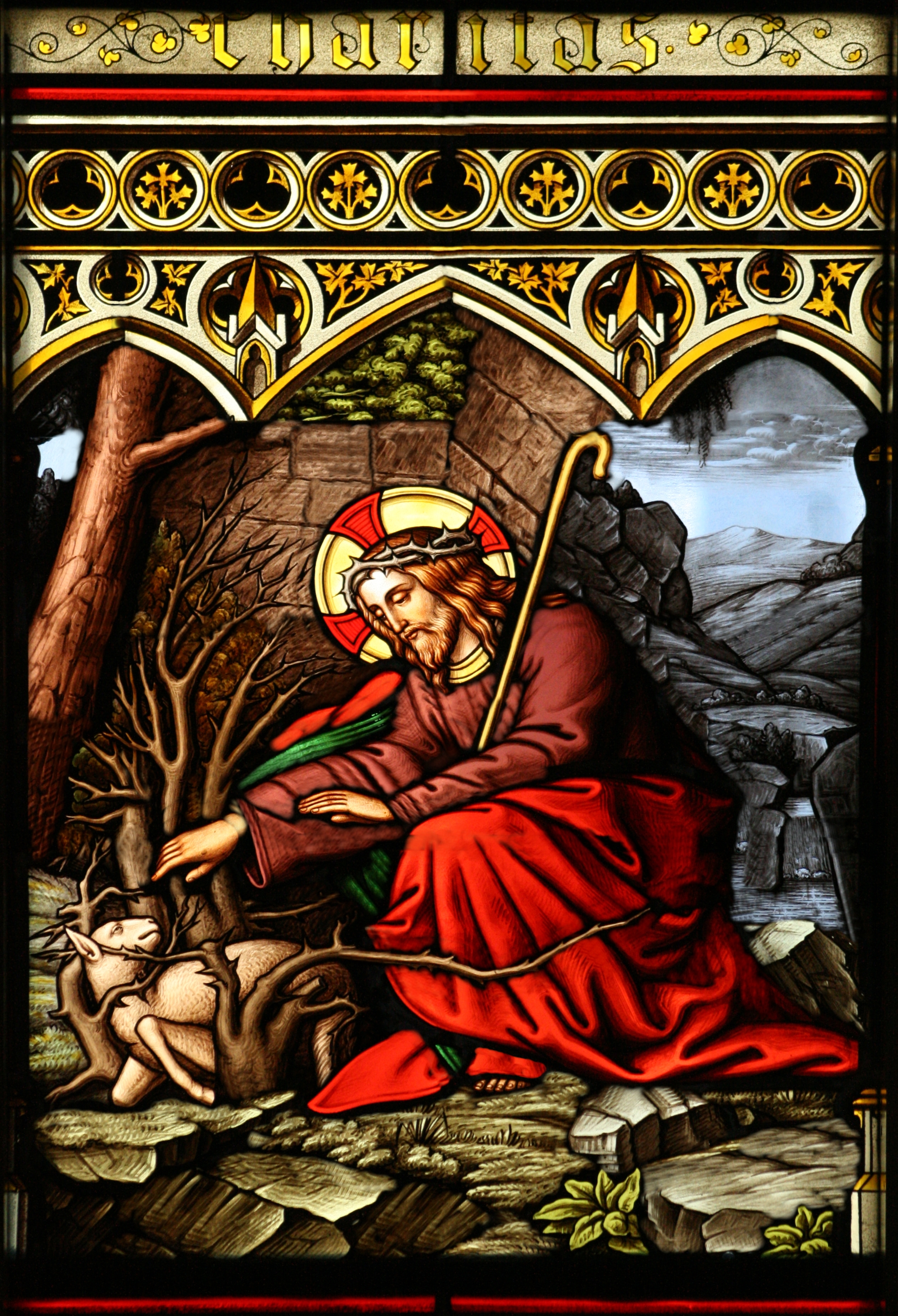 Jesus_Rescuing_a_Lamb_Caught_in_Thorns